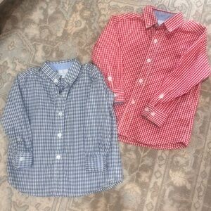 Little English Button Down Shirts - 4T